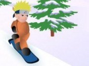 Naruto pe placa de Snowboard