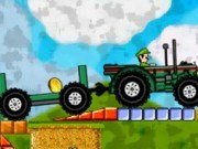 Mario pe camp cu Tractorul