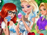 Elsa, Ariel si Rapunzel de Pasti
