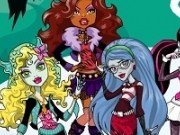 Coloreaza imagine cu Monster High