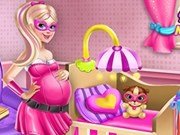 Super Barbie decoreaza camera bebelusului