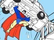 Superman Cartoon de colorat