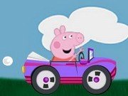 Peppa Pig la plimbare cu masina