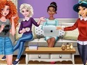 Elsa, Merida, Jasmine si Moana