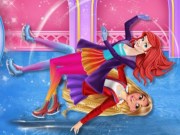 Ariel si Rapunzel la patinoar