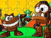 Puzzle cu Gobba si Chomly din Mixels