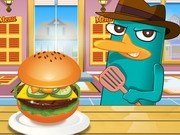 Perry gateste Hamburger american