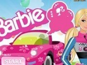 Barbie cursa cu masina