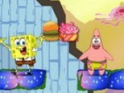Spongebob si Patrick lupta pentru mancare