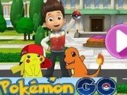 Patrula Catelusilor joaca Pokemon Go